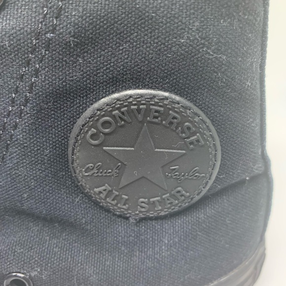 CONVERSE ALL STAR Sneakers. Size 2. Black high tops! - Picture 4 of 9
